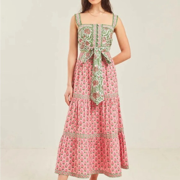 PINK CITY PRINTS Rose Hyacinth Lucia Skirt - Picture 6 of 12